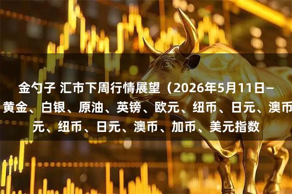 金勺子 汇市下周行情展望（2026年5月11日—2026年5月15日）黄金、白银、原油、英镑、欧元、纽币、日元、澳币、加币、美元指数