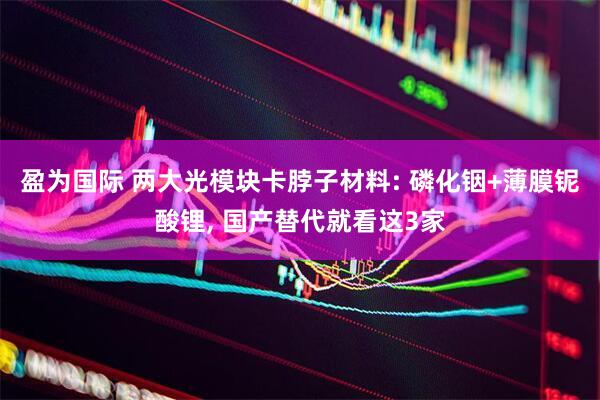 盈为国际 两大光模块卡脖子材料: 磷化铟+薄膜铌酸锂, 国产替代就看这3家